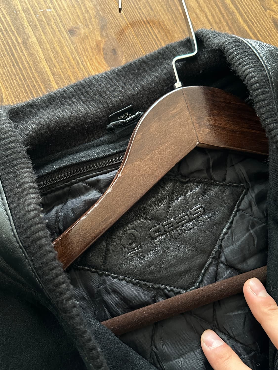  KENWORTH TRUCK CENTRES 울 레더 바시티 자켓 상품이미지7