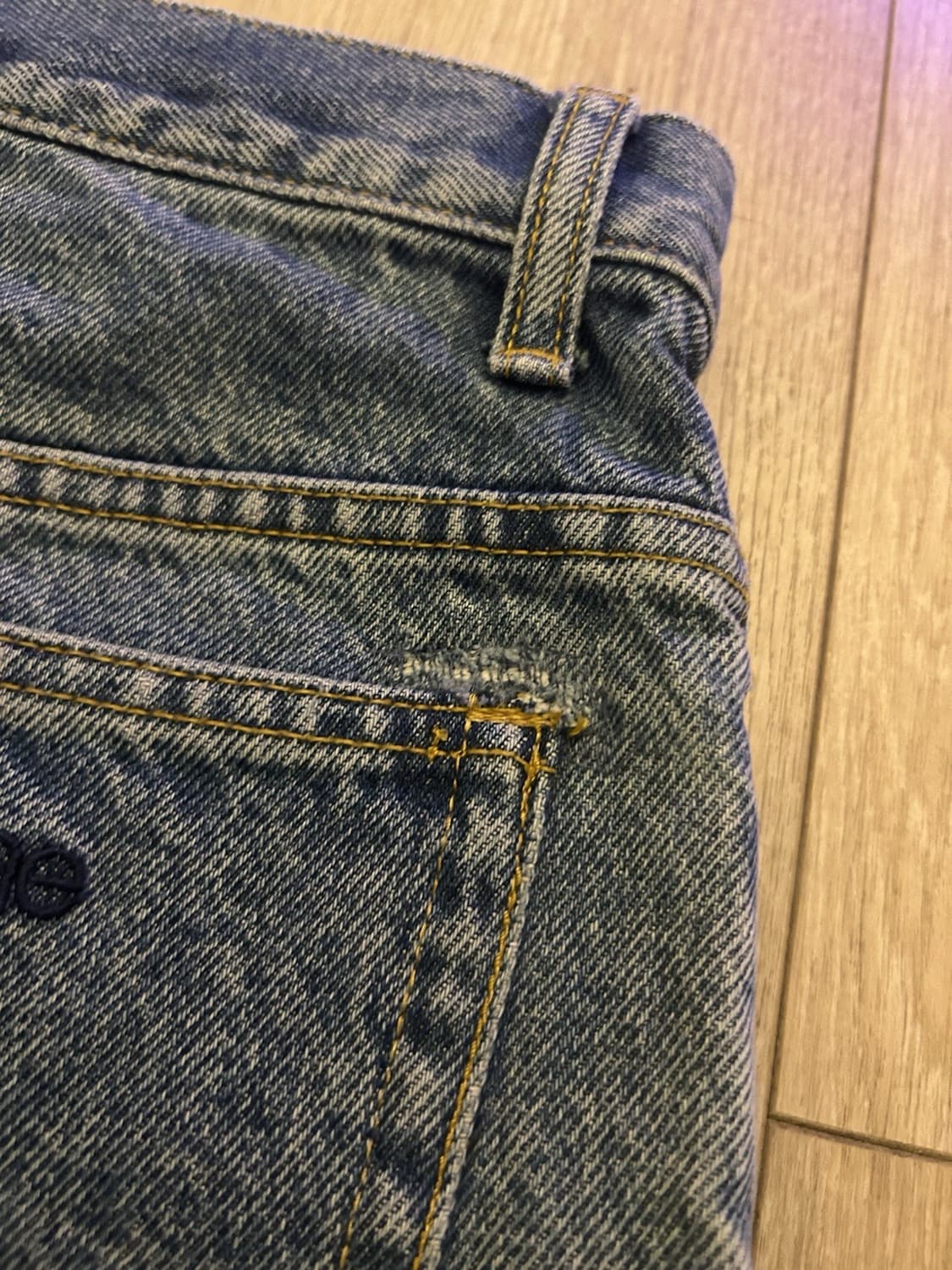 23FW 슈프림 배기 진 워시드 인디고 상품이미지5