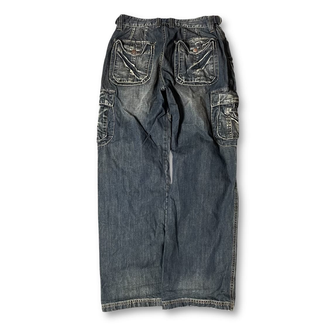 (32) CONUS 그레이블루 카고 워싱 데님 팬츠 상품이미지2