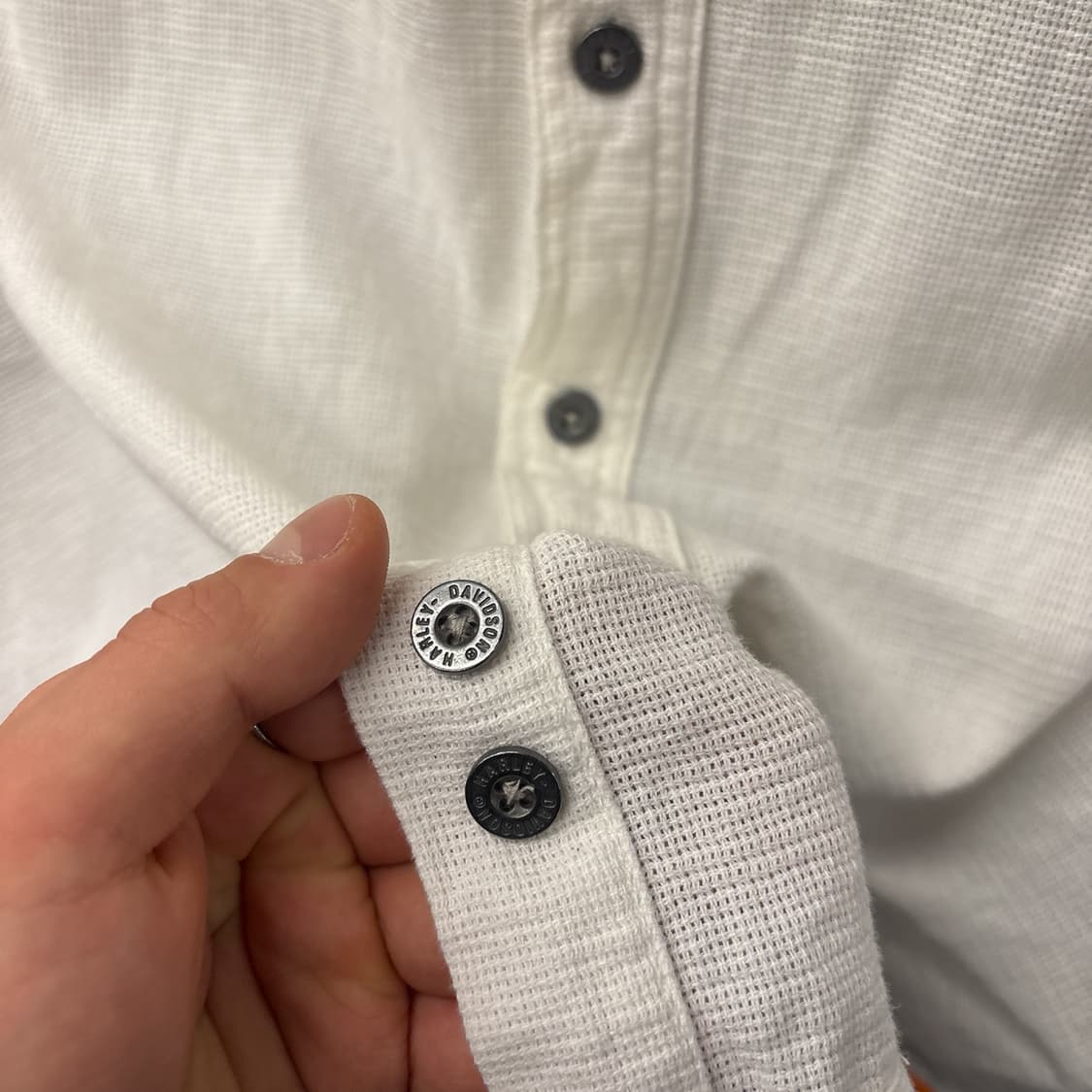 00s 할리데이비슨 쉴드리벳 워크포켓 오픈위브 메쉬셔츠 N1064 상품이미지7