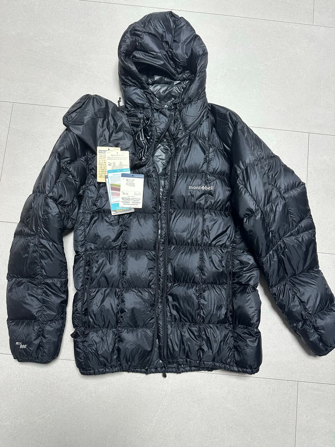 몽벨 슈페리어 다운 자켓 블랙 L 상품이미지1