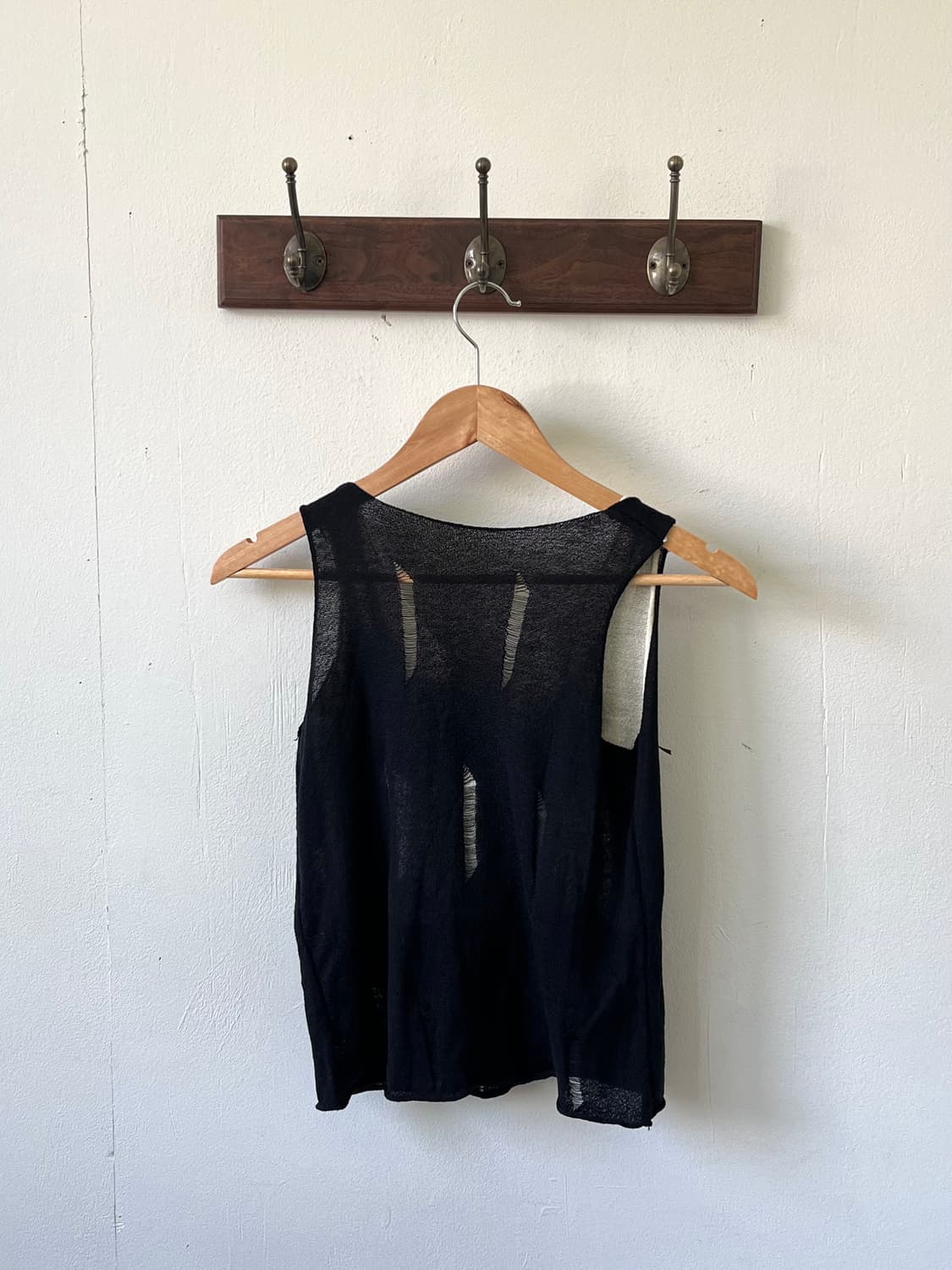 vtg 블랙 리본 베스트 상품이미지3