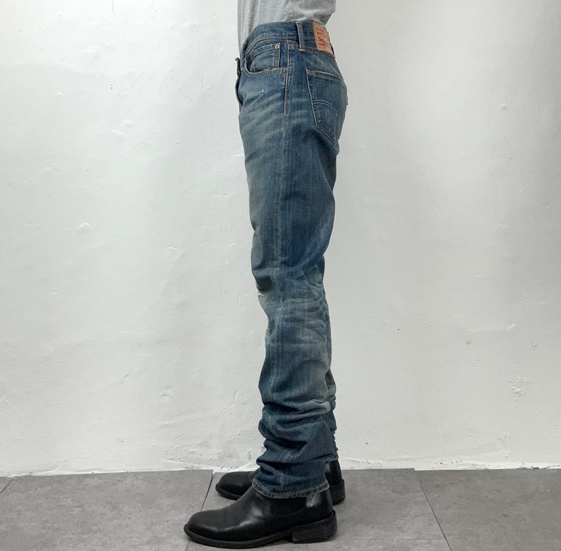 Levi’s 508 Distressed Slim Straight Deni 상품이미지3