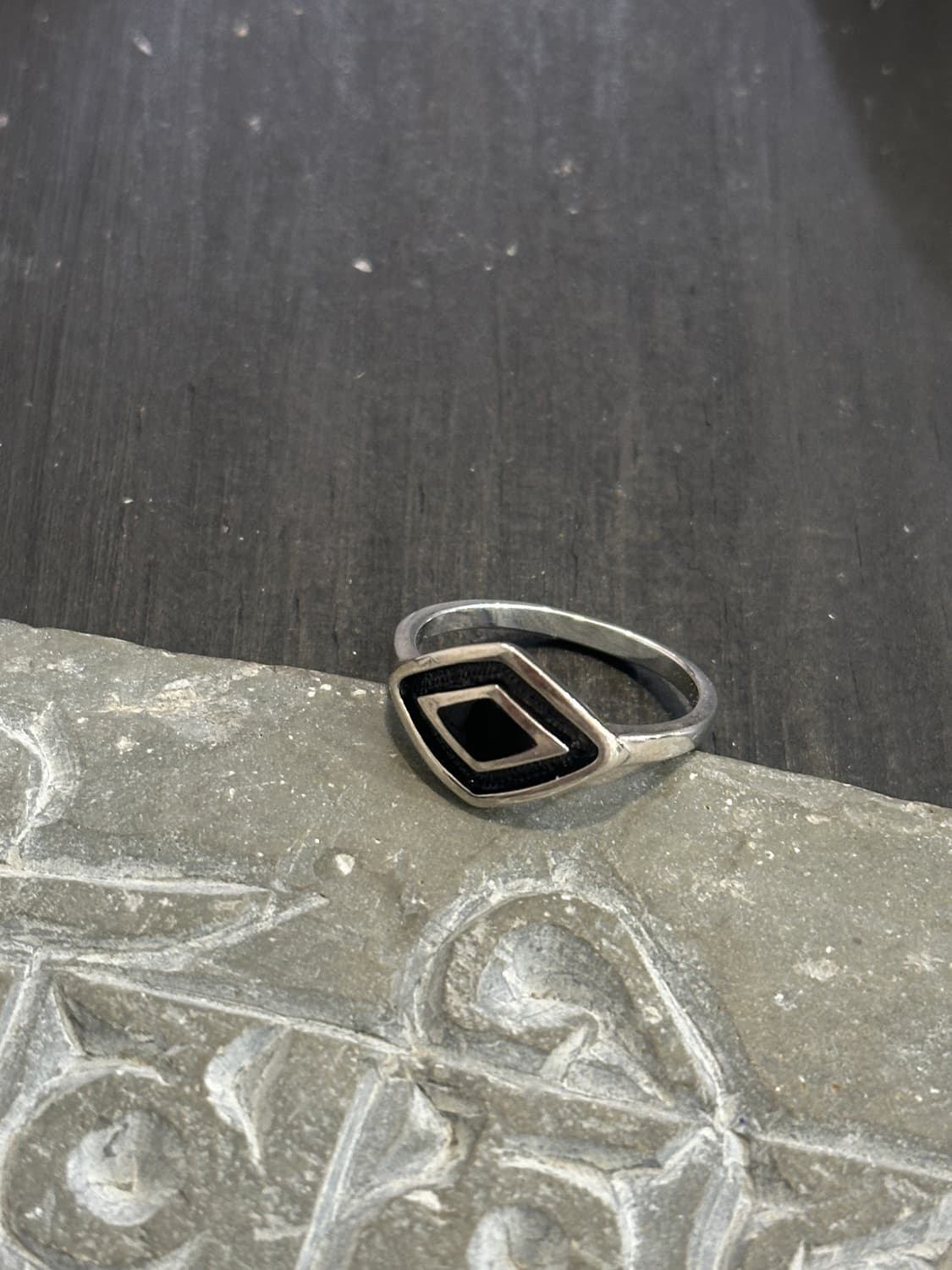Noir Frame 925Silver Ring 상품이미지4