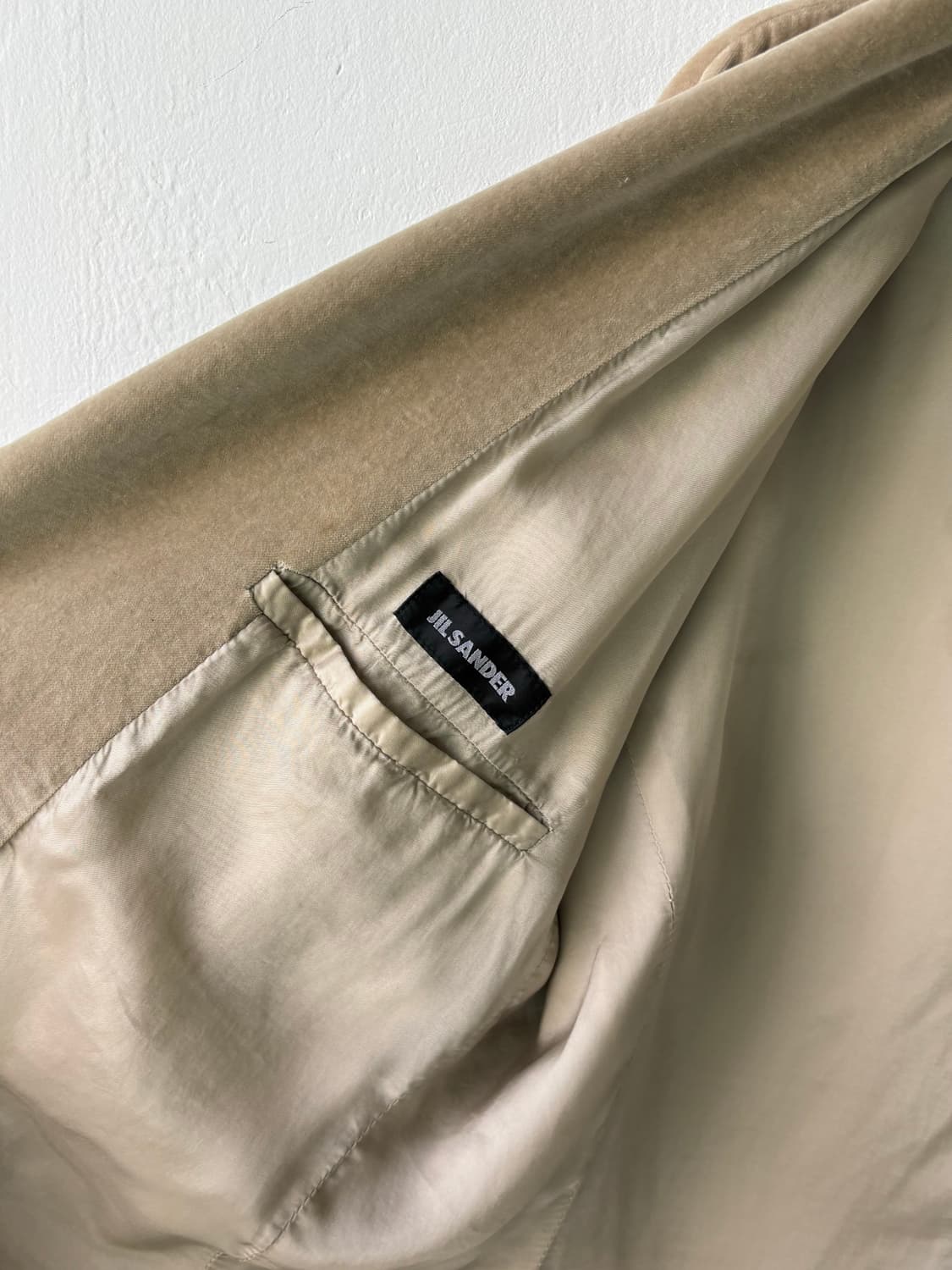 질샌더 by 라프시몬스 2010aw 벨벳 테일러드 자켓  상품이미지6