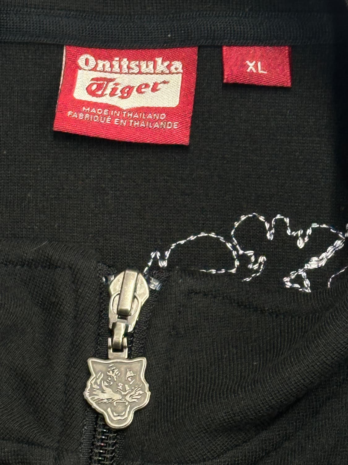 재팬 오니츠카타이거 자수 집업 아우터 스트릿 보헤미안 일본빈티지 상품이미지4