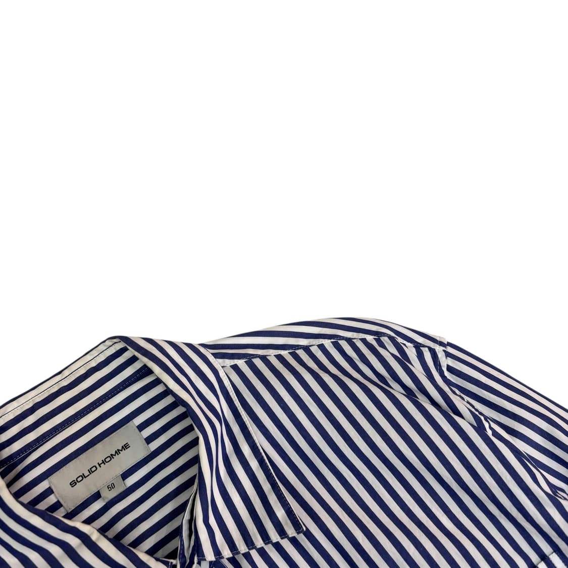 솔리드옴므 레이어드 스트라이프 셔츠 상품이미지3