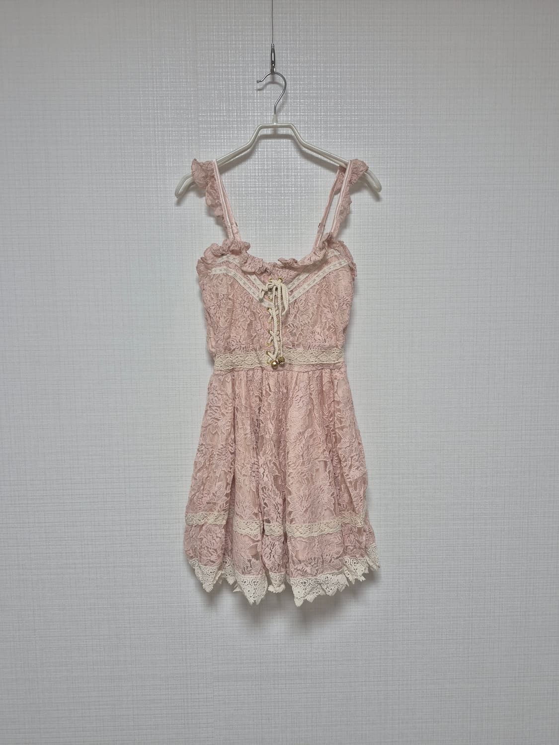 리즈리사 초고전템 히메갸루 딸기우유 자수레이스 원피스 상품이미지1