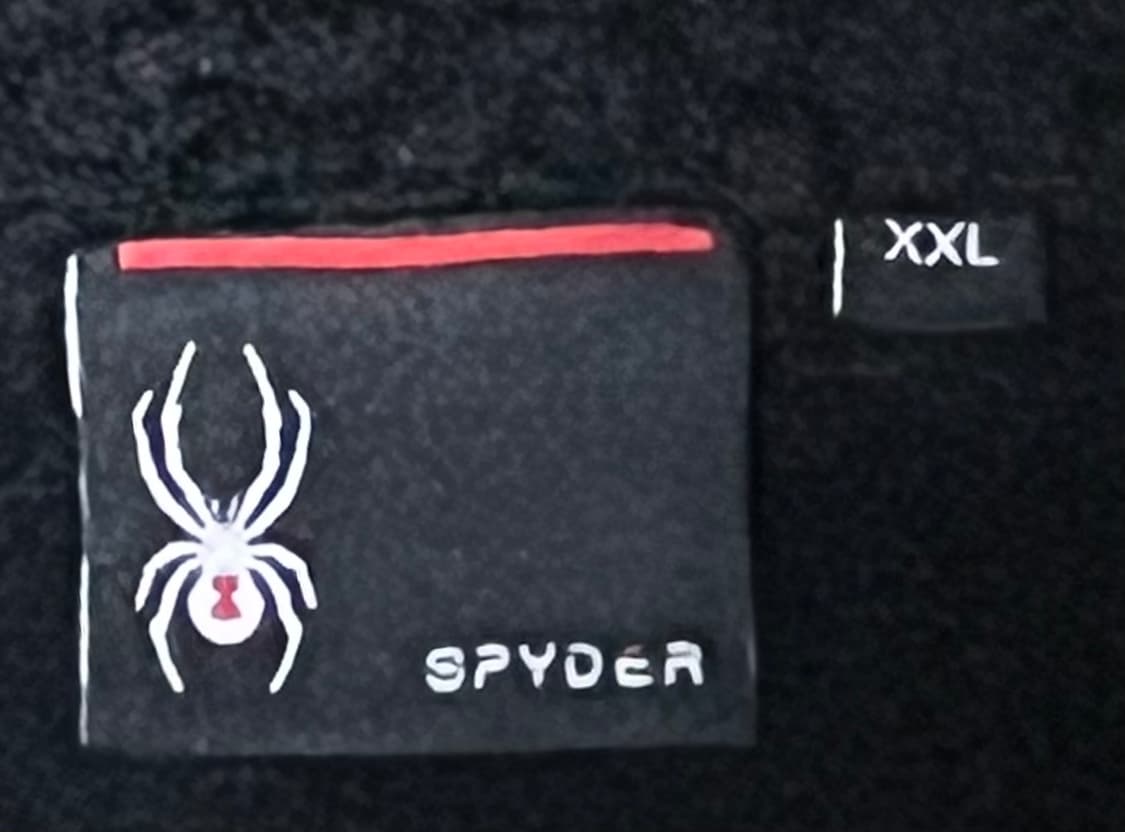 스파이더 후리스 XXL 블랙 상품이미지3