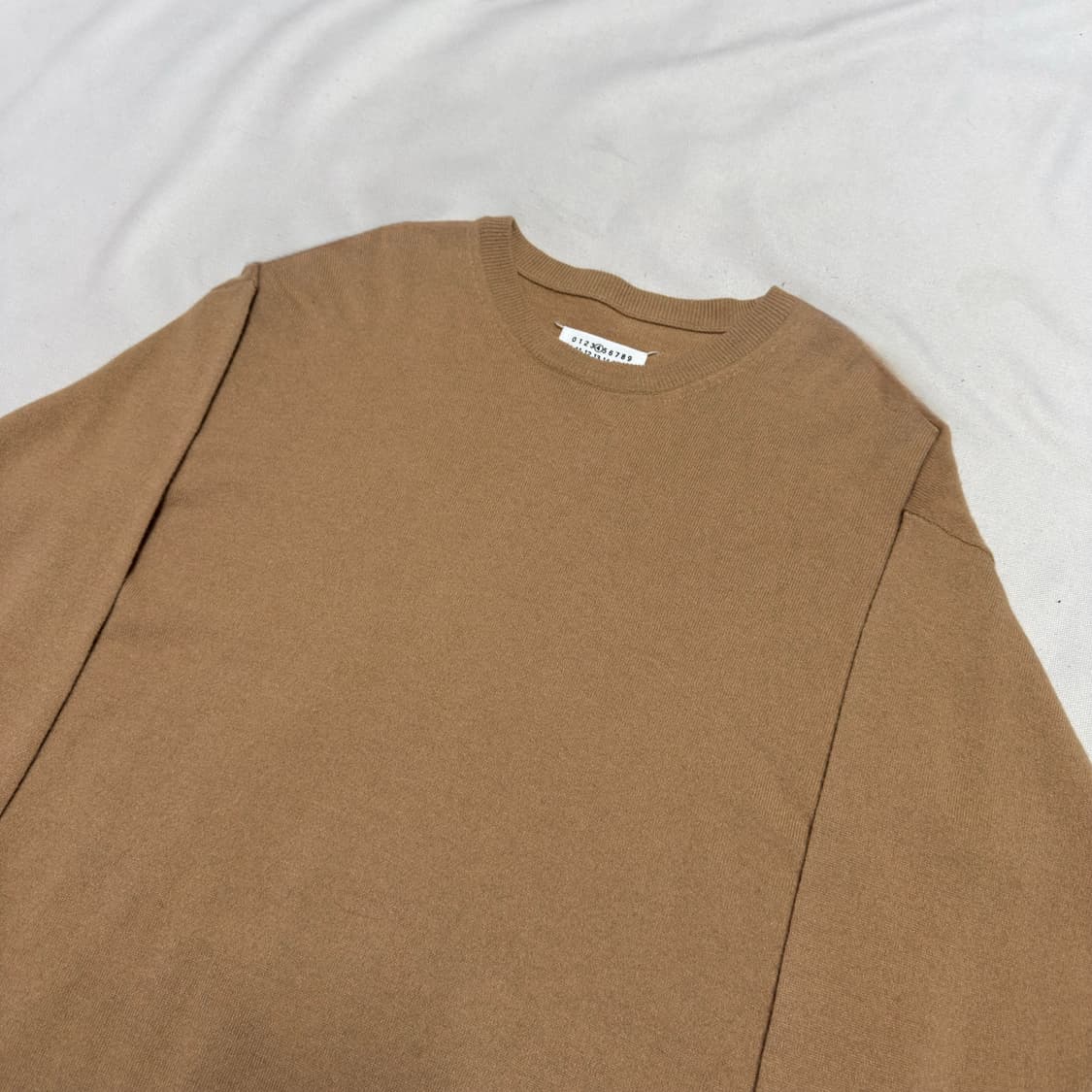 M 메종마르지엘라 베이지 코튼 니트  상품이미지1