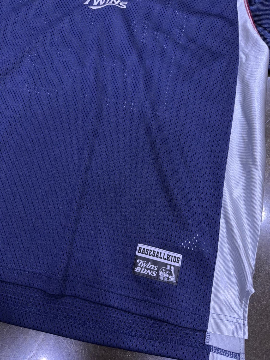 LG 엘지 트윈스 x 빠더너스 메쉬 져지 티셔츠 유니폼 네이비 L 상품이미지6