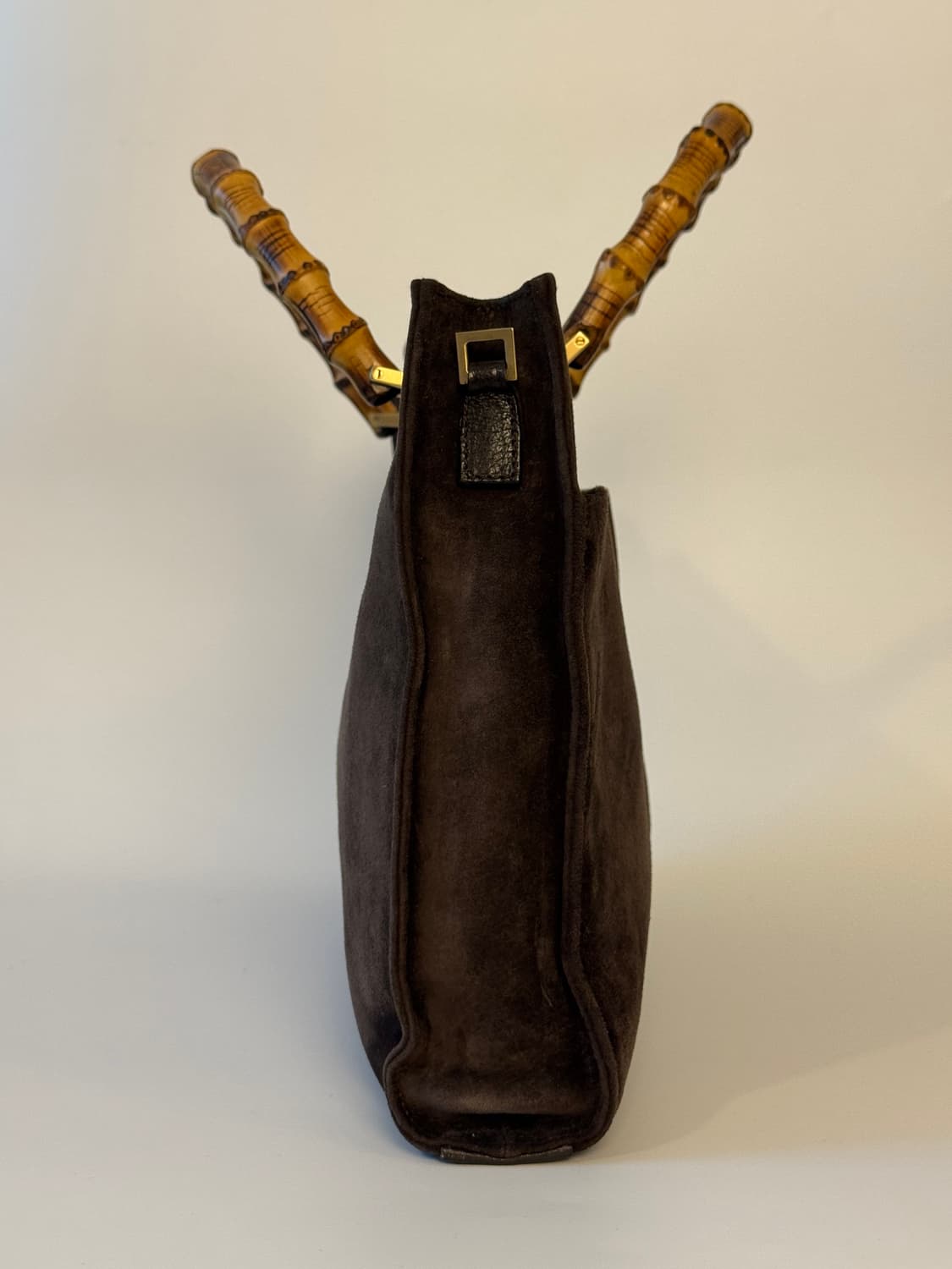 GUCCI(구찌) 뱀부 스웨이드 토트백 상품이미지4