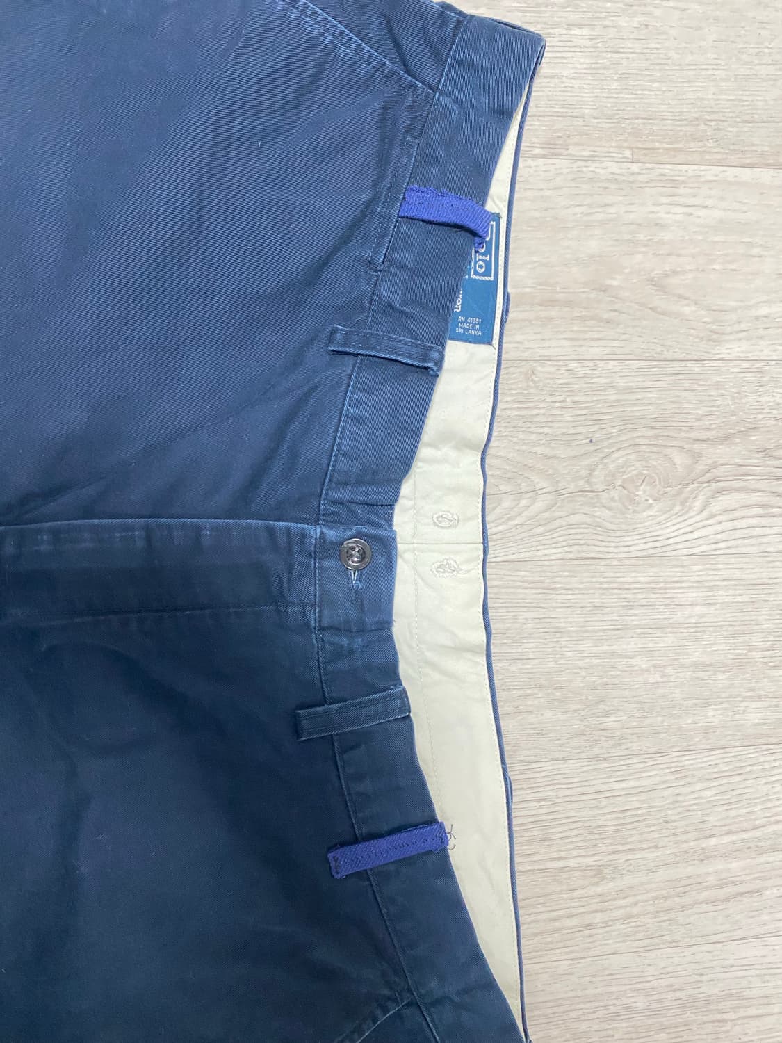 빈티지 90s 폴로 랄프로렌 프레스턴 치노 팬츠 네이비 상품이미지3