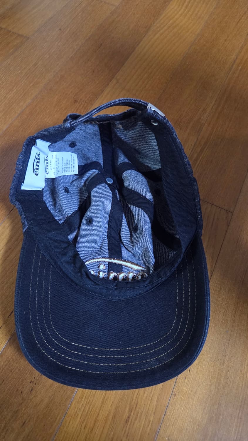 이미스 워시드 데님 볼캡 그레이 블랙   상품이미지4