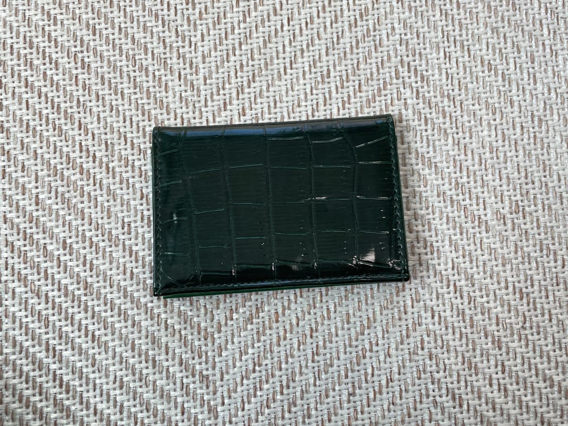 빈티지 크로커다일 레더 지갑 J03818 상품이미지1