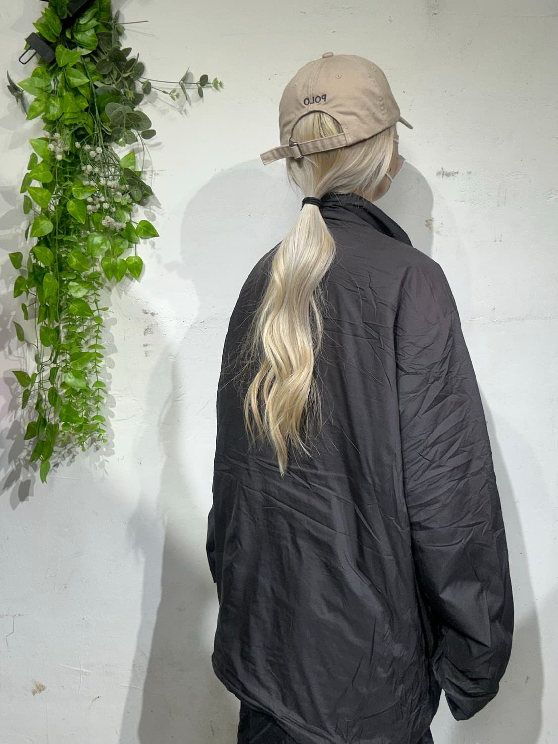 라코스테 블랙 바람막이 트랙 자켓 상품이미지3