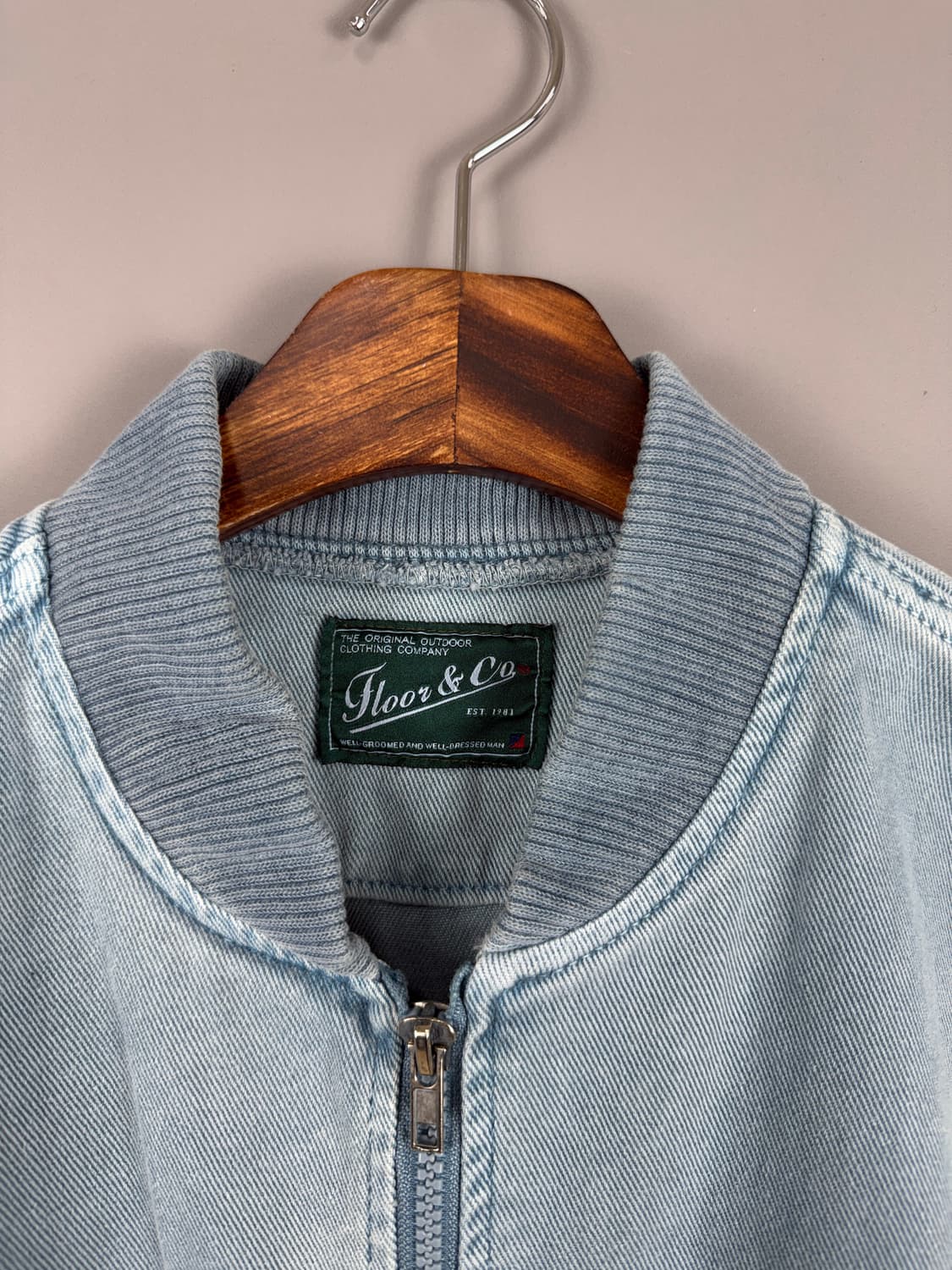 피츠 데님 블루종 자켓 E9 상품이미지5