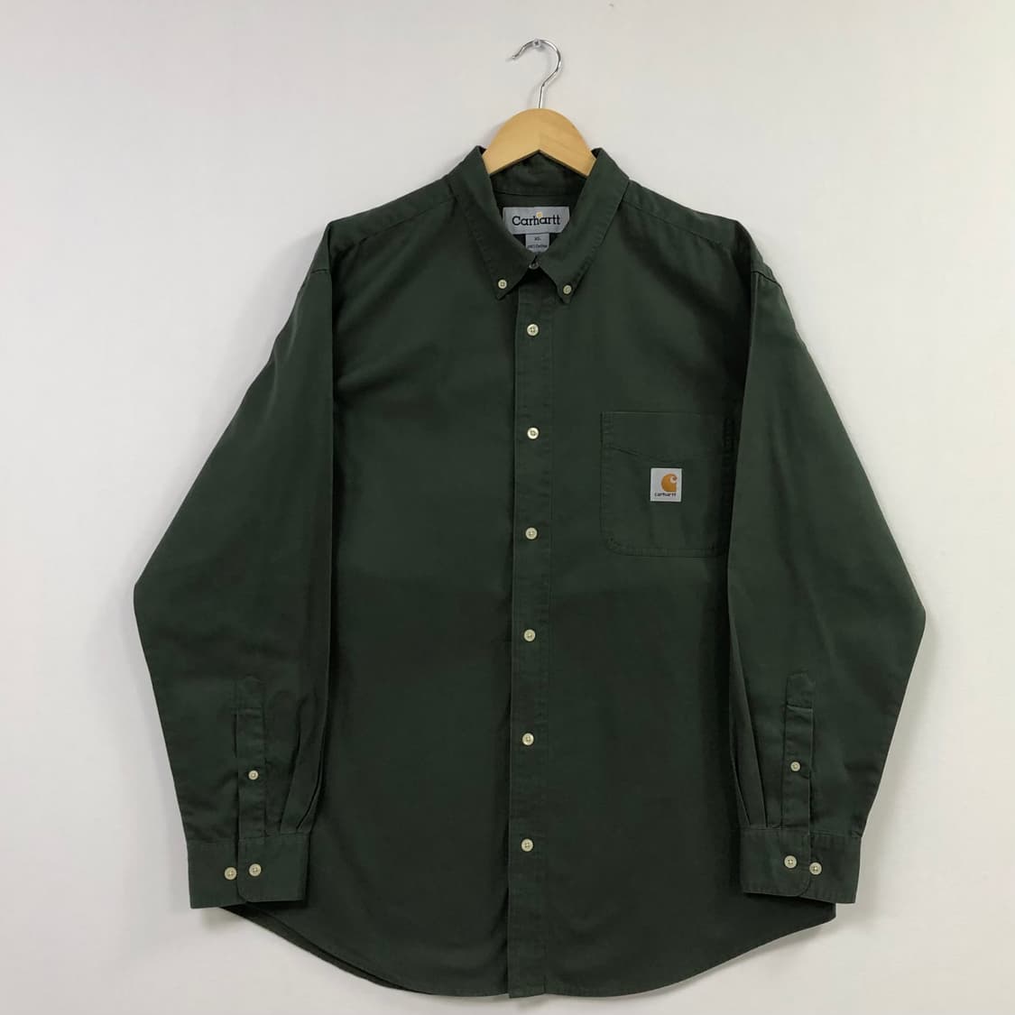 Xxl 칼하트 카키 워크 셔츠 상품이미지2