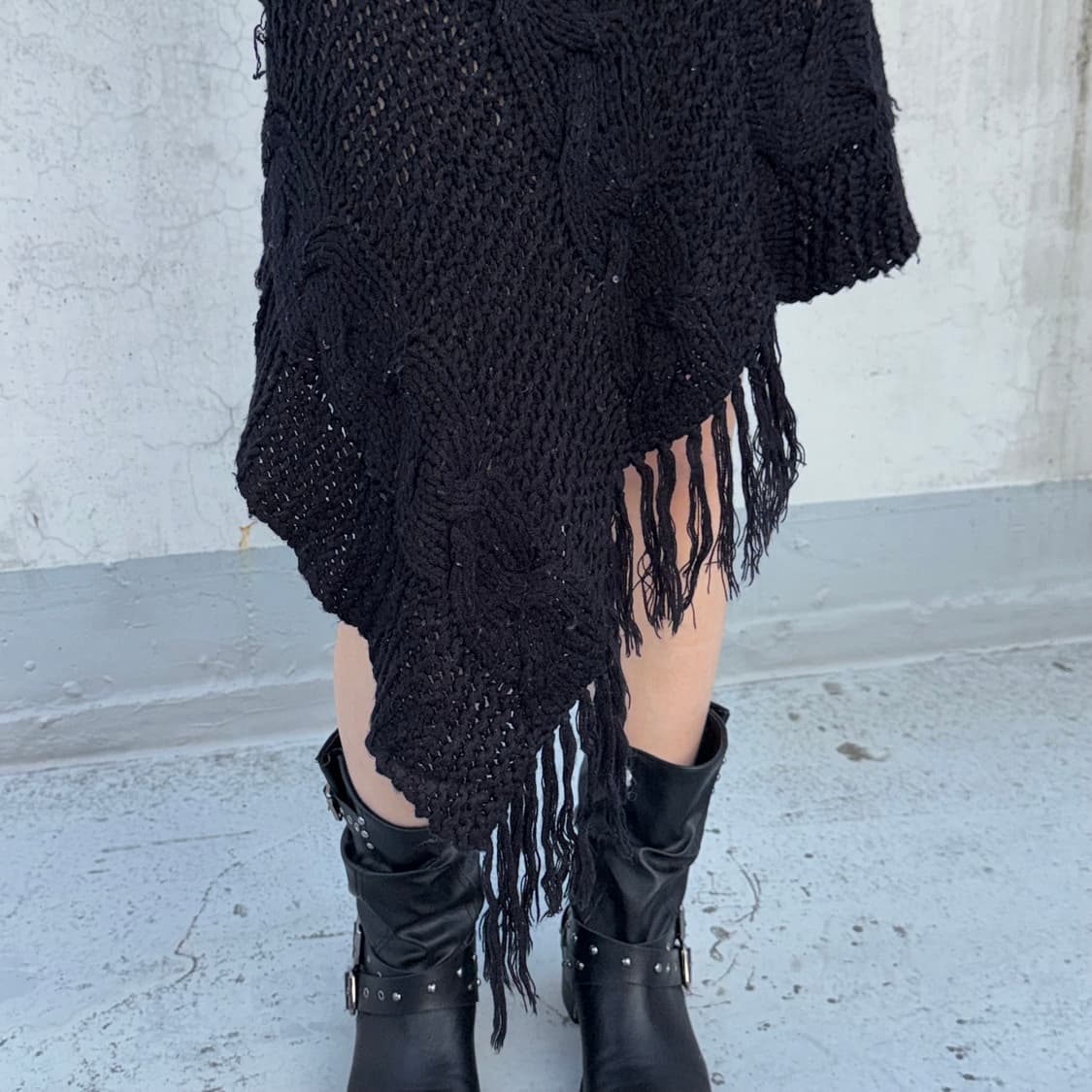 Vintage 레이어드 니트 스커트  상품이미지4