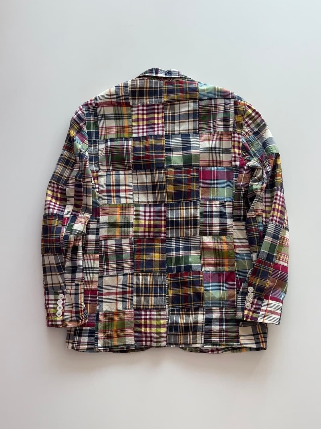 폴로 랄프로렌 마드라스 체크 블레이져 40R 상품이미지2