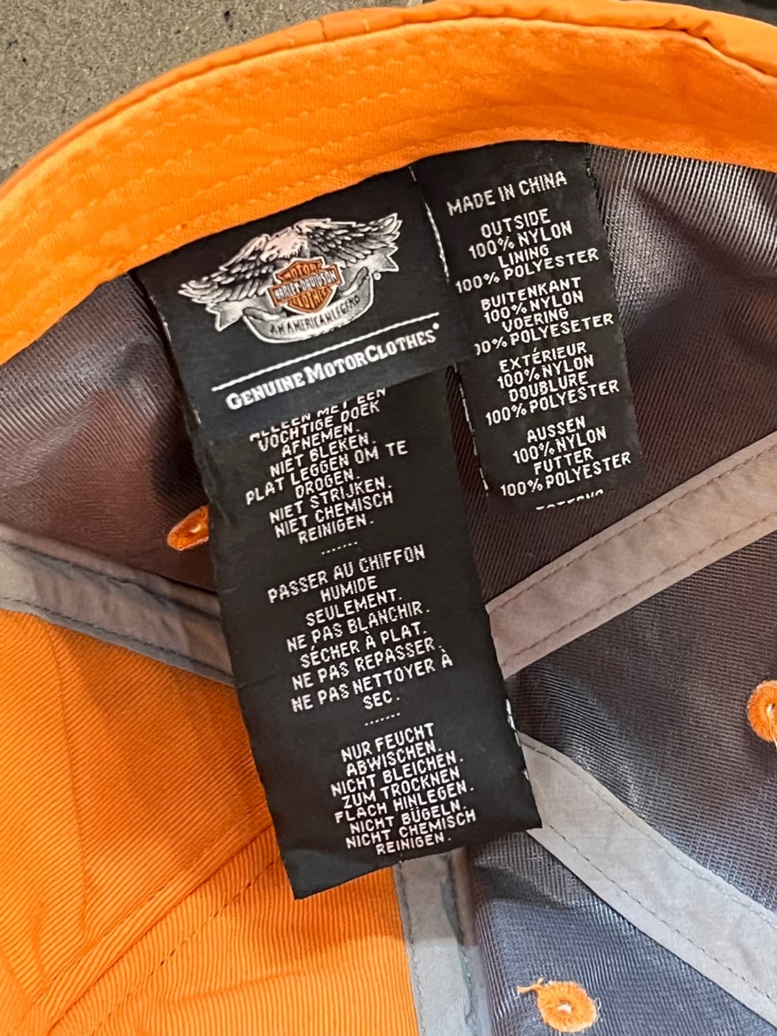 할리데이비슨 헤리티지 오렌지 캡 상품이미지6