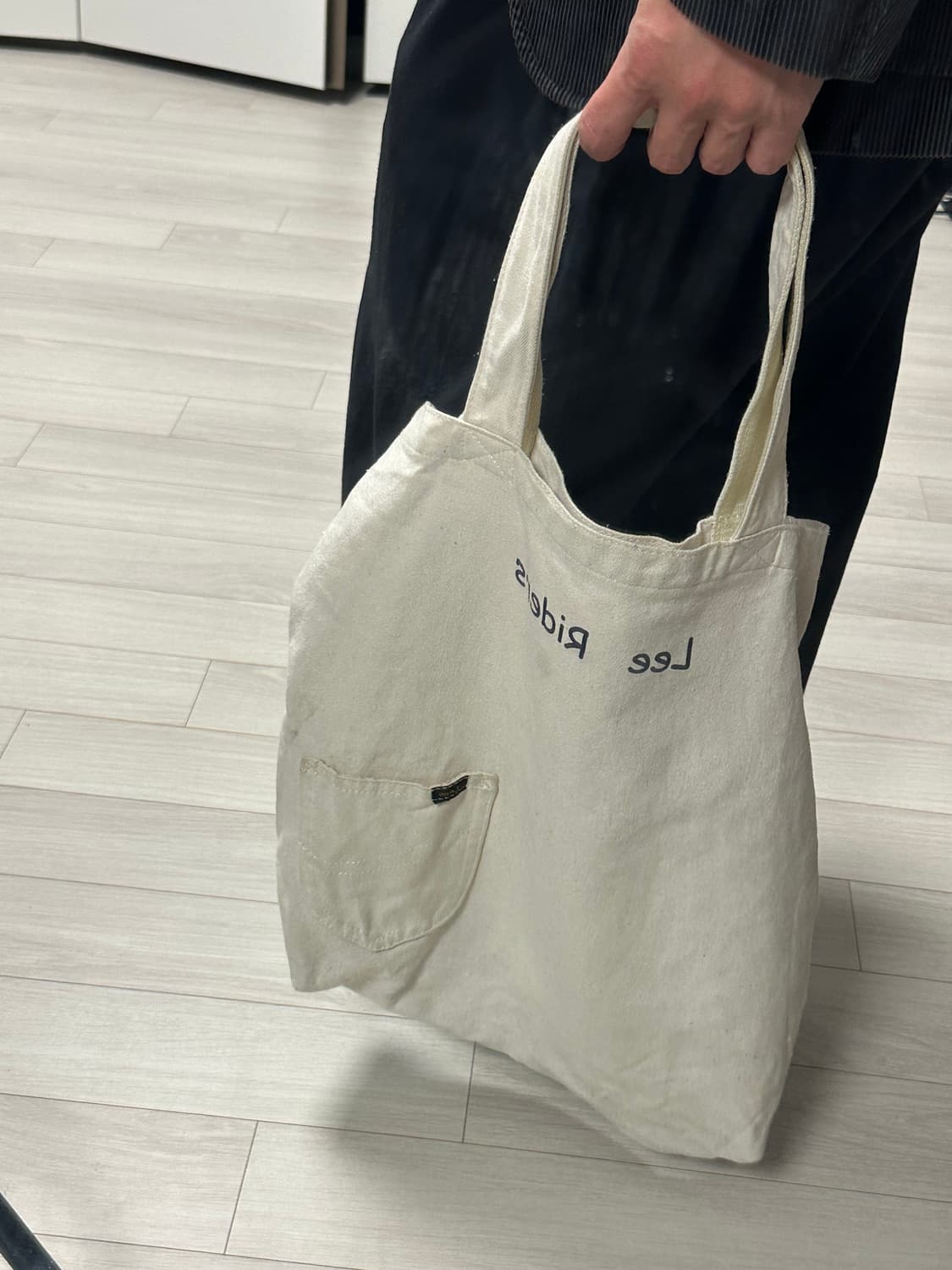 Lee 숄더백 로고 네이비 상품이미지5