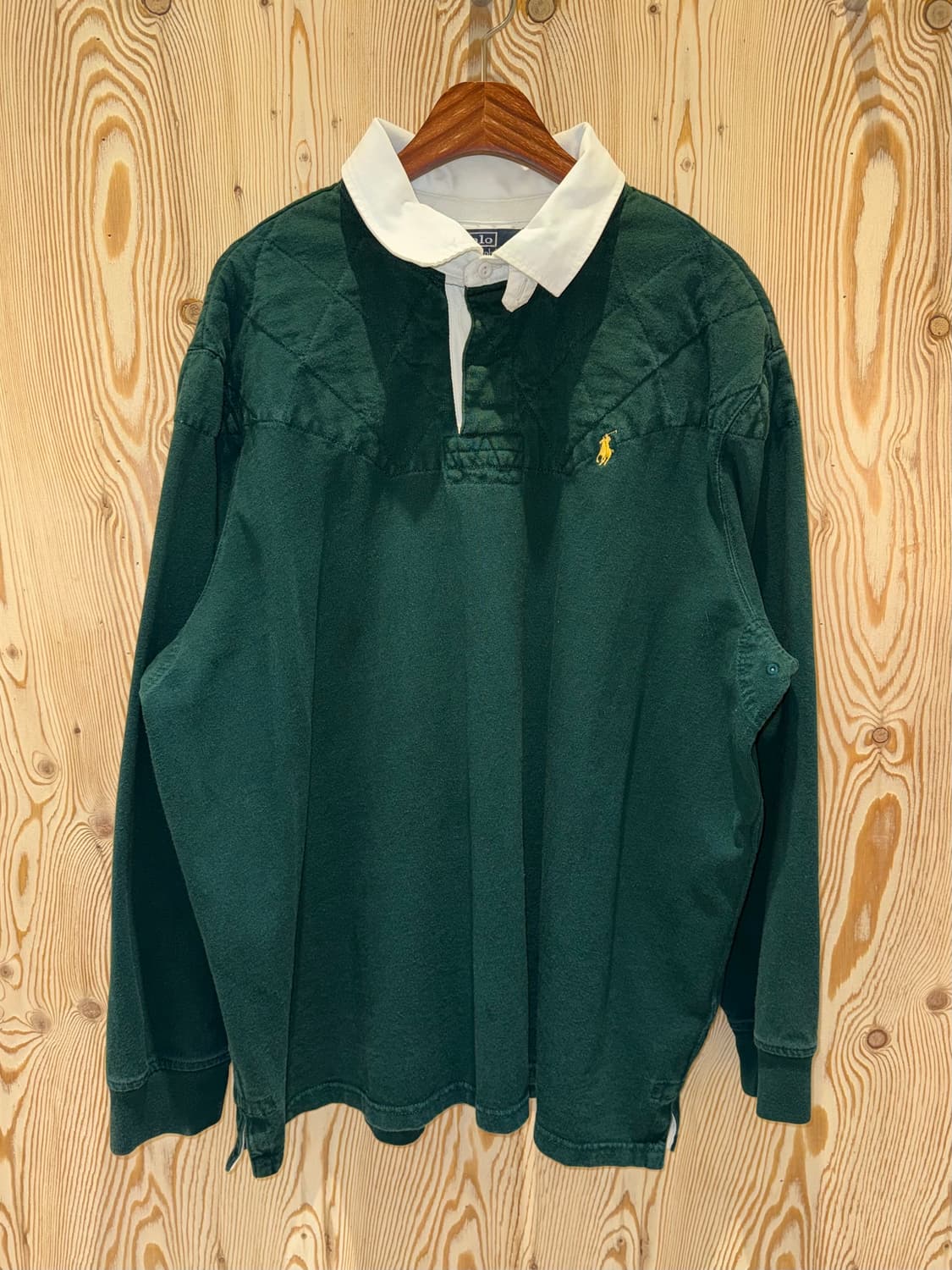 폴로 랄프로렌 럭비셔츠 그린 상품이미지1