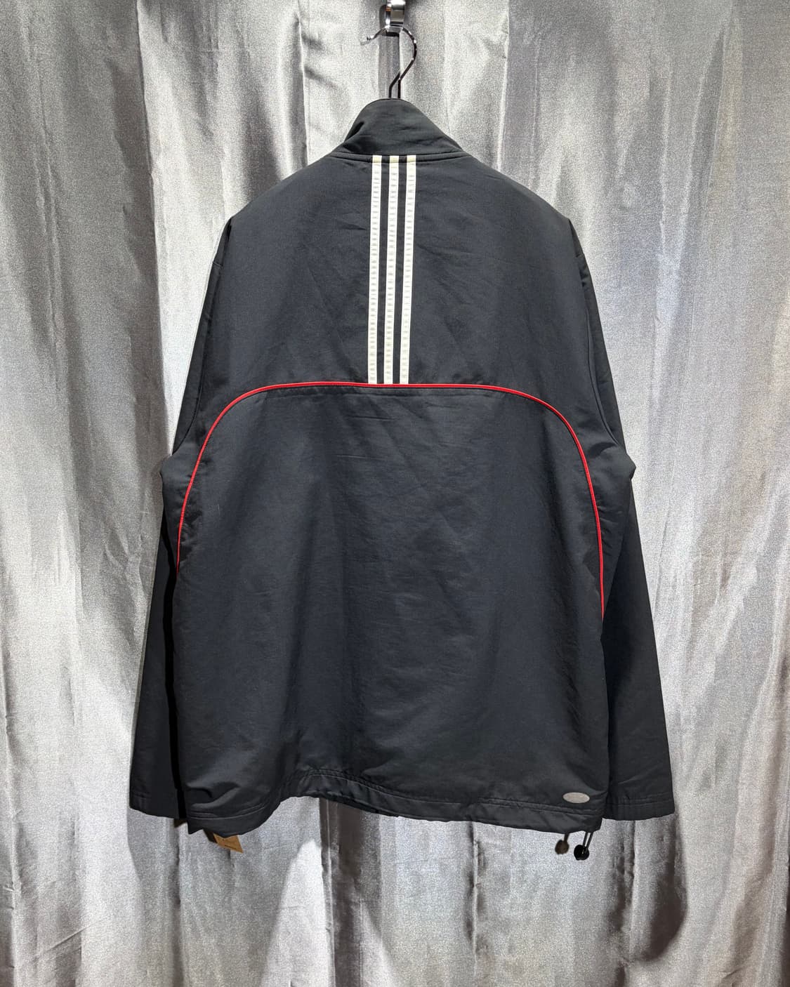 L 아디다스 삼선로고 센터라인 나일론 자켓 상품이미지3