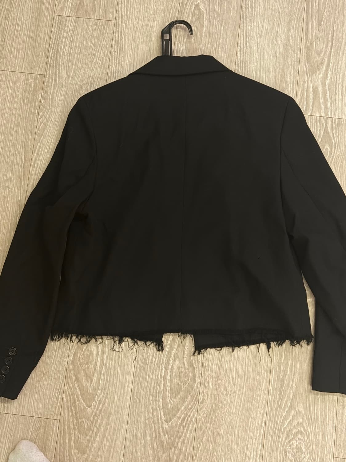 리던 컷오프 블랙 자켓 상품이미지4