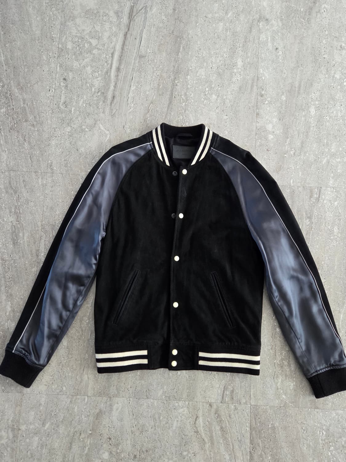 올세인츠 새틴 스웨이드 자켓 상품이미지2