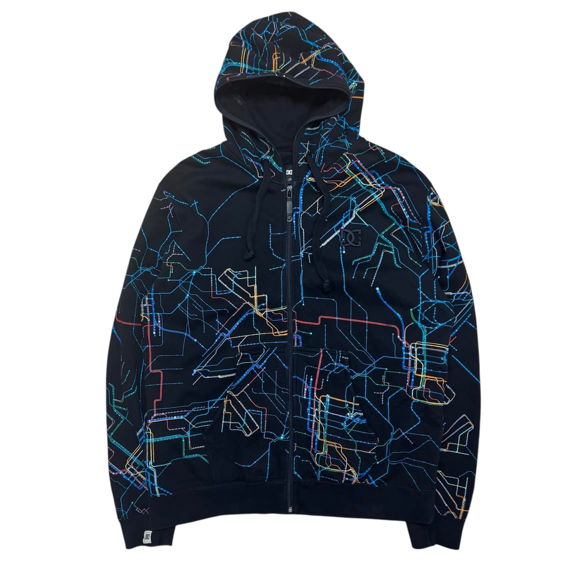 00‘s DC Shoes Subway Map Full Zip-up 상품이미지1