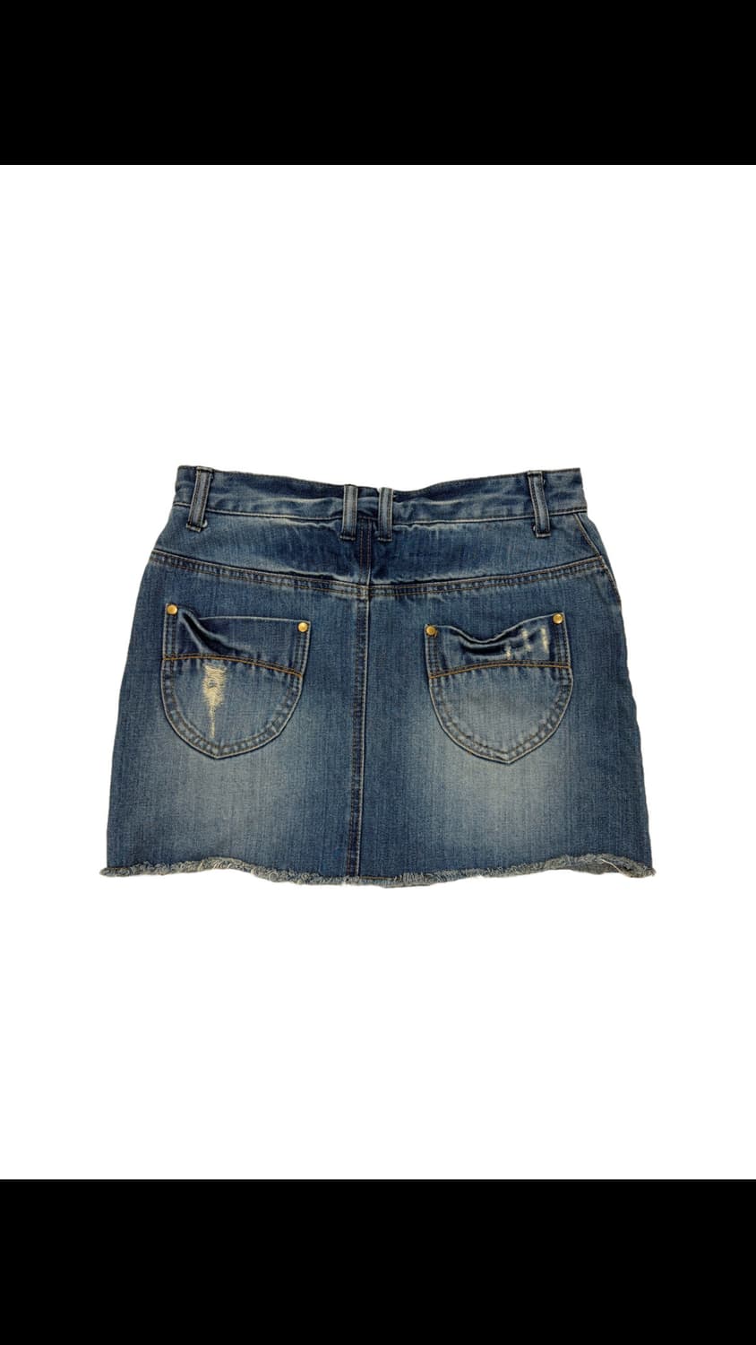 LOWRYS FARM 로리즈팜 워싱 데님 스커트 상품이미지2