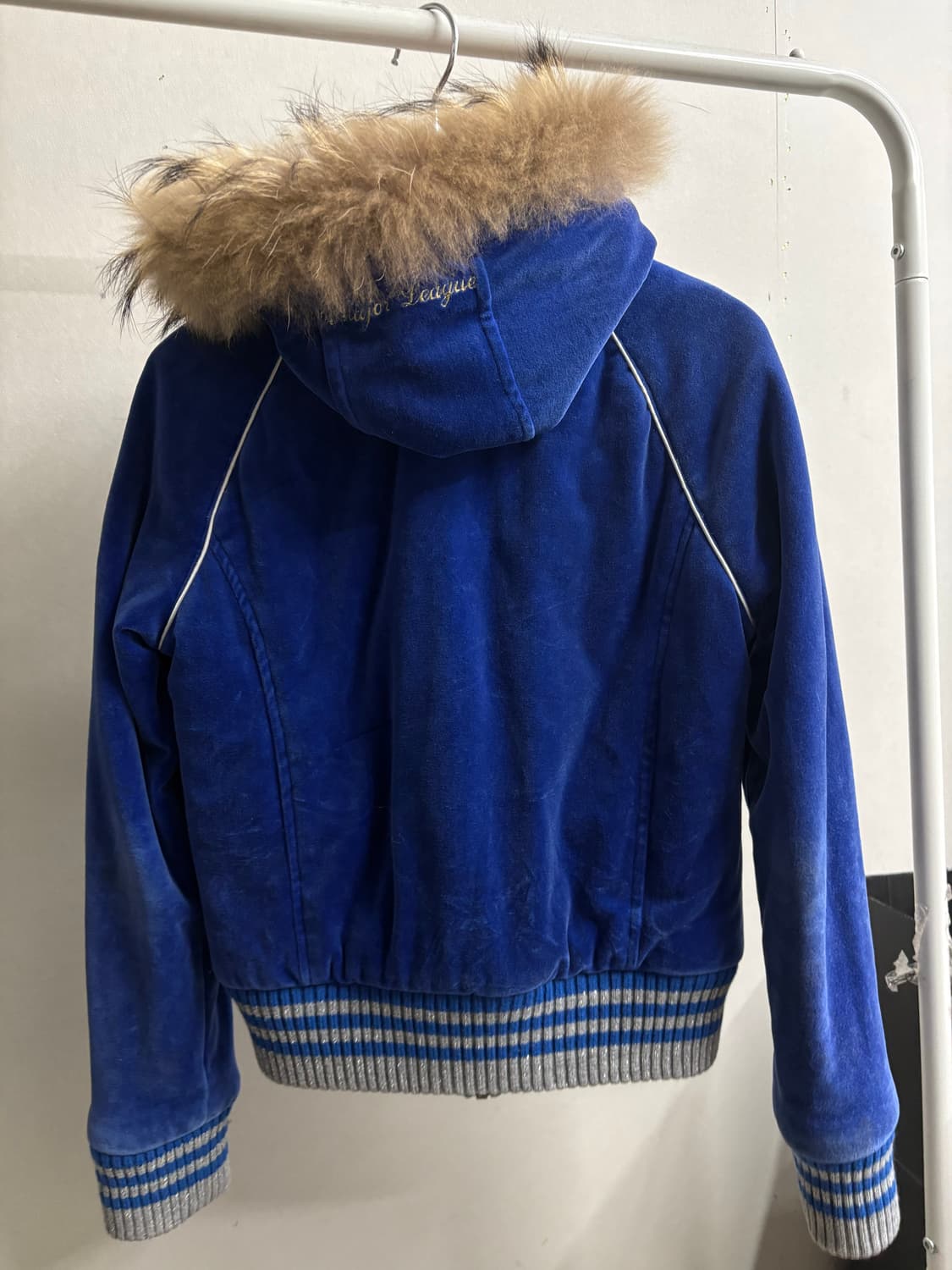 Mlb 블루 벨루아 후디집업 상품이미지4