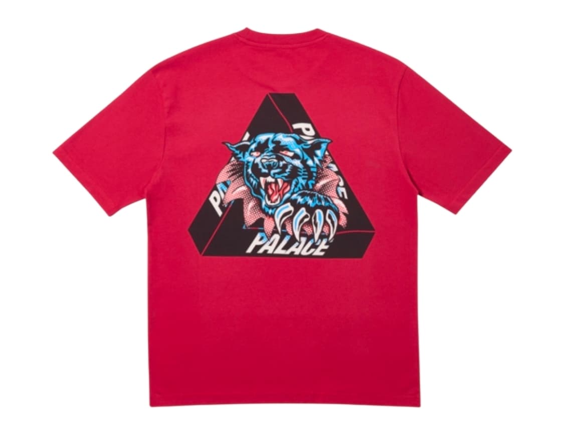 팔라스 립드 티셔츠 다크 레드 - 19FW 상품이미지1