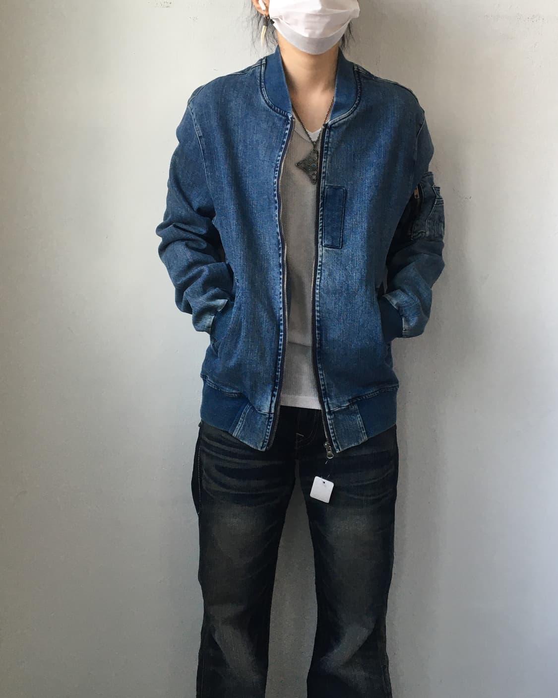 Denim bomber jacket 상품이미지7