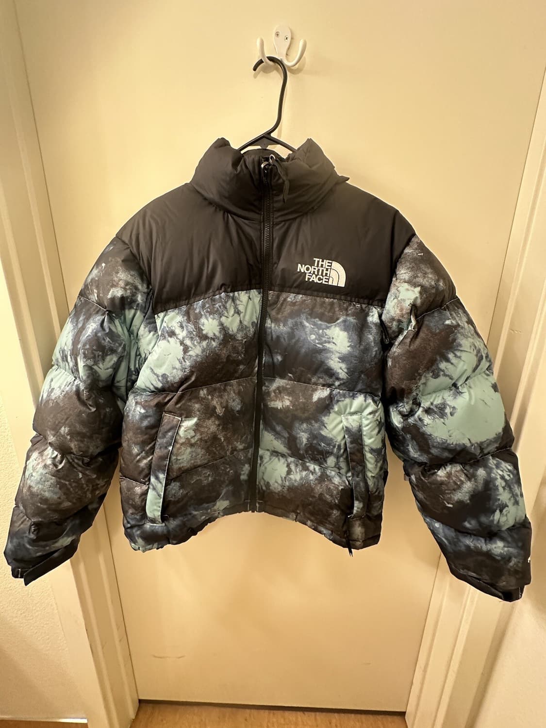 21FW 노스페이스 눕시 다운 패딩 타이다이 블랙 민트 상품이미지1