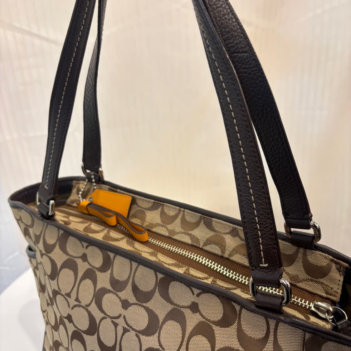 정품 코치 패브릭 숄더백     상품이미지7