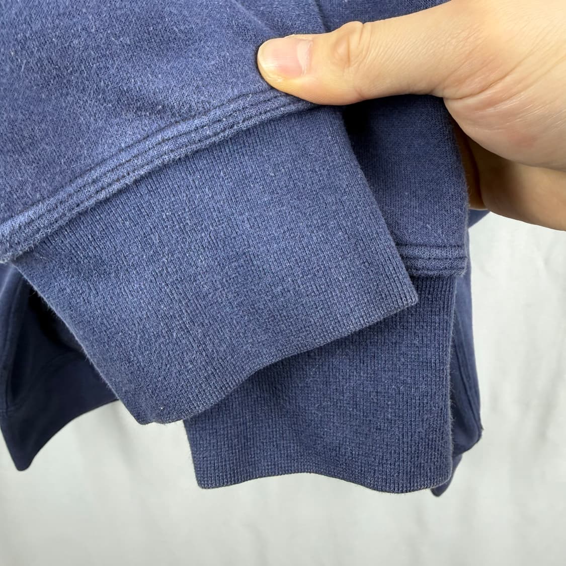 (L) 나이키 센터로고 기모 후드 티 네이비 상품이미지4