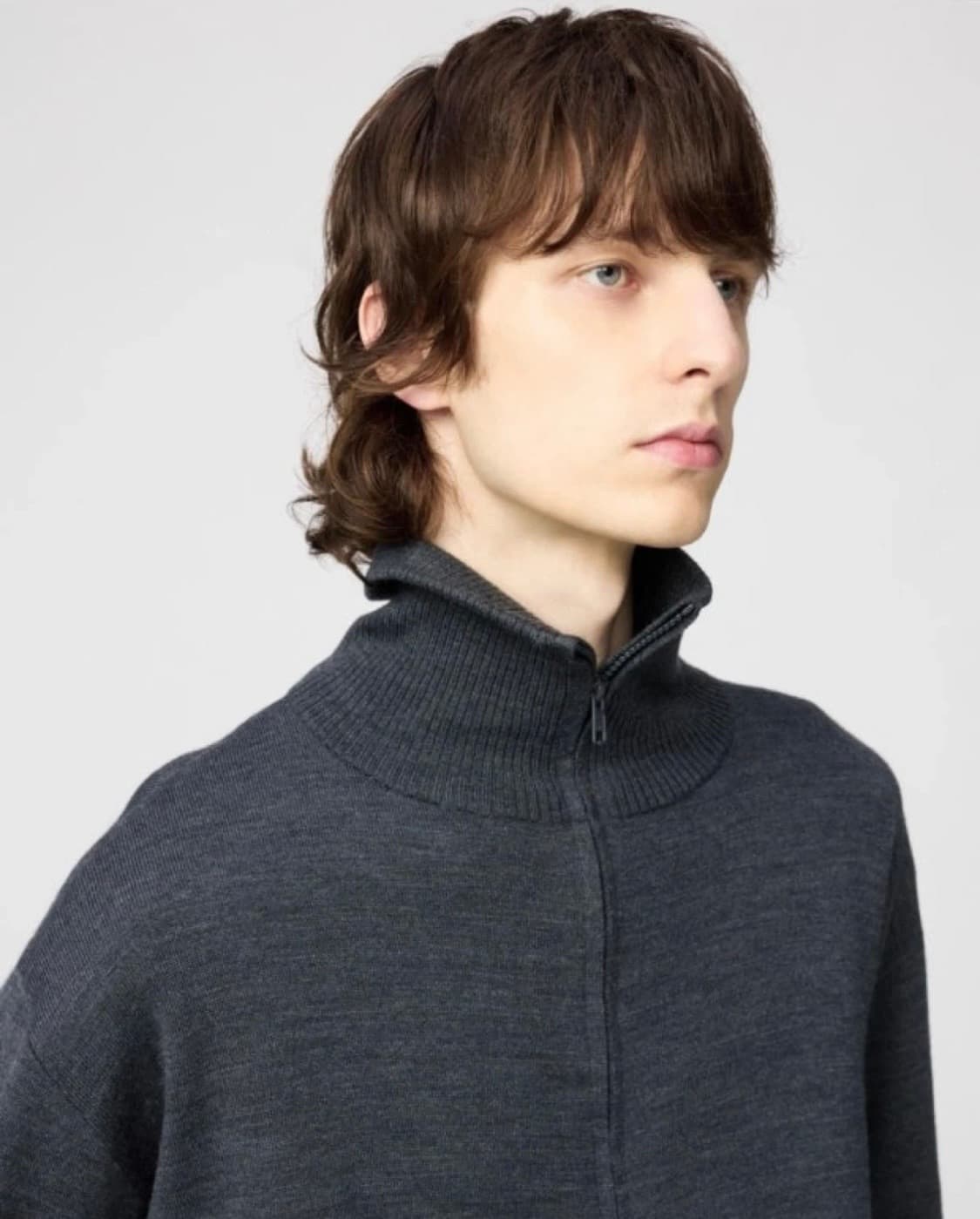 M) 유니클로 더블페이스 집업 재킷 상품이미지2