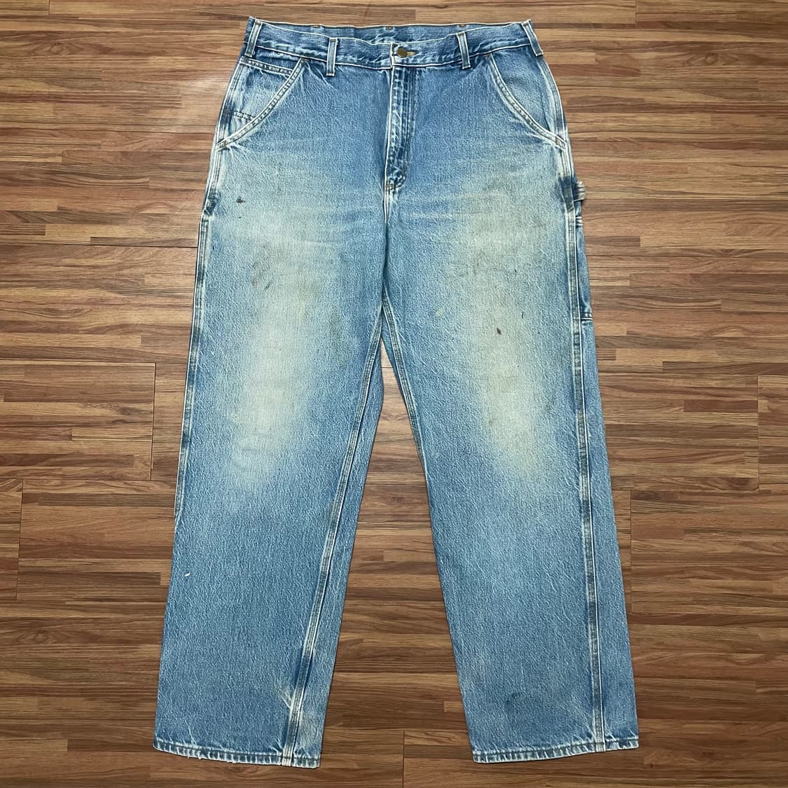 미제 빈티지 칼하트 데님 싱글니 카펜터 팬츠 청바지 상품이미지1