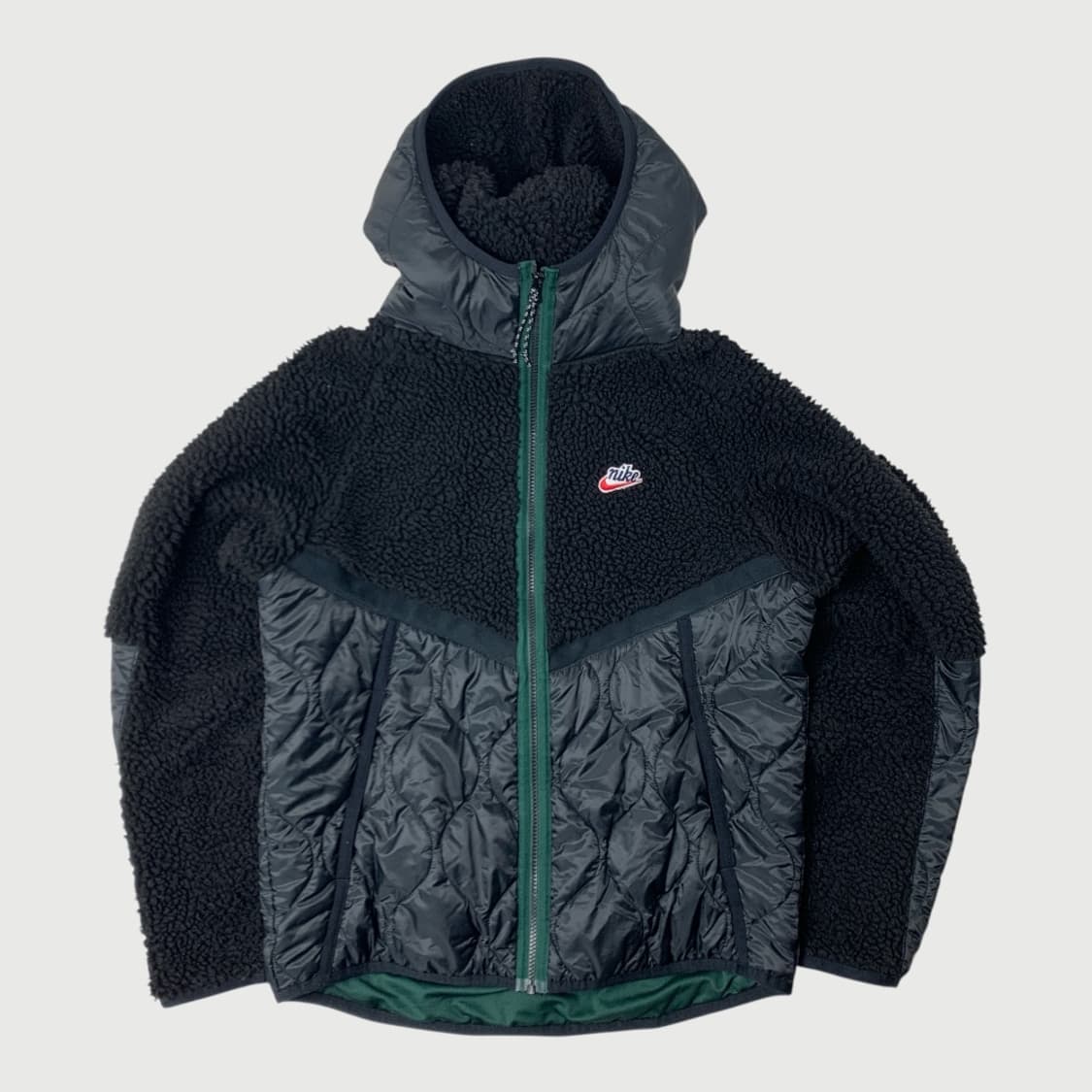 [L/정품] 나이키 헤리티지 쉐르파 플리스 후드집업 상품이미지1