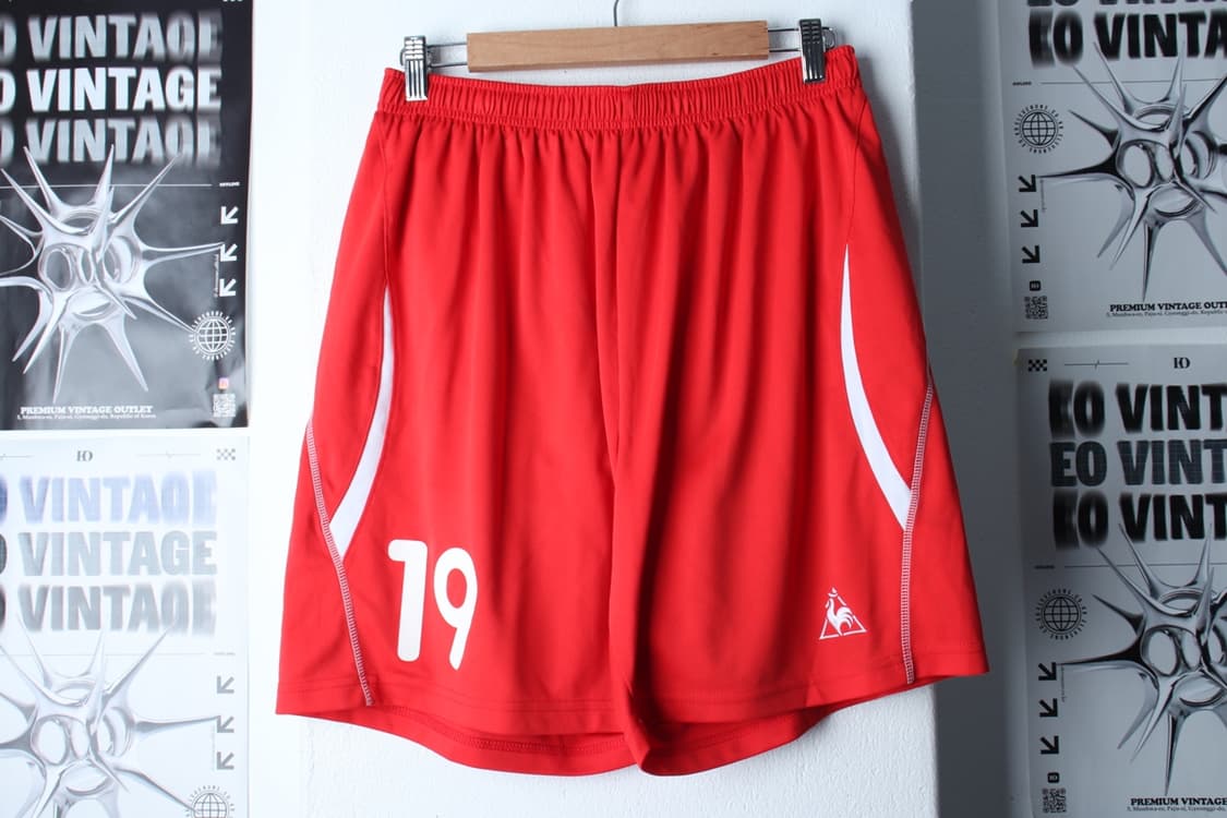 (2XL) 르꼬끄 반바지 팬츠 빅사이즈 축구 밴딩 레드-P9682 상품이미지2