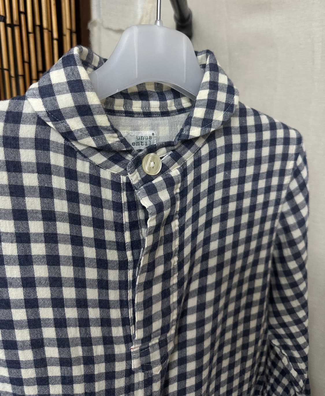 unus entil check shirt 상품이미지4