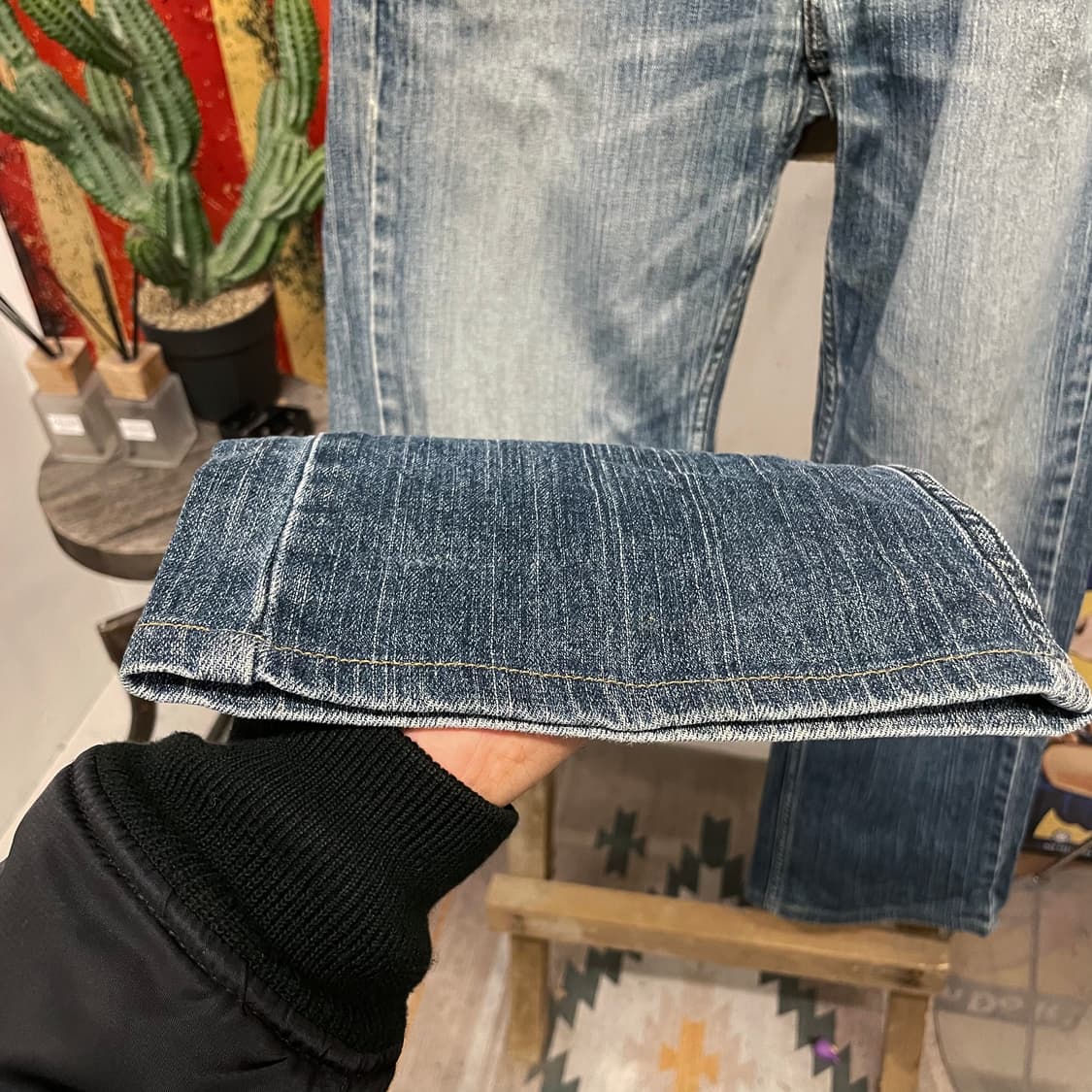 리바이스 559 빈티지 워시드 스트레이트 데님 팬츠 상품이미지7