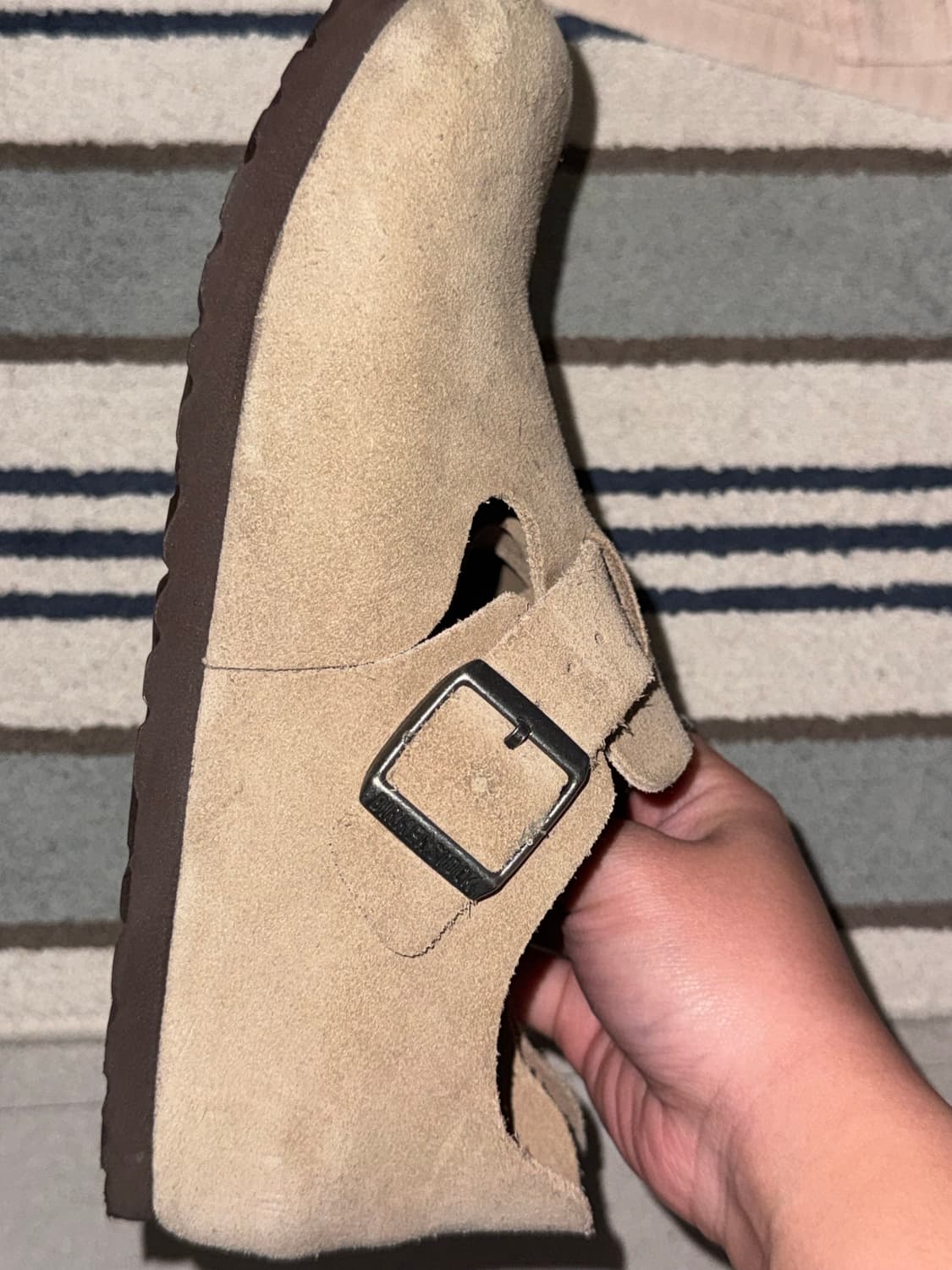 버켄스탁 런던 suede 타우페 레귤러 (1010503) 240 상품이미지5