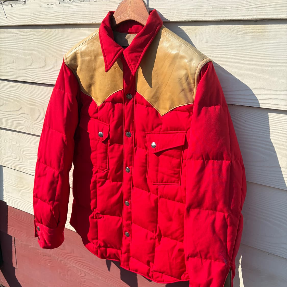 슈가케인 빈티지 웨스턴 다운패딩 자켓 M 상품이미지2