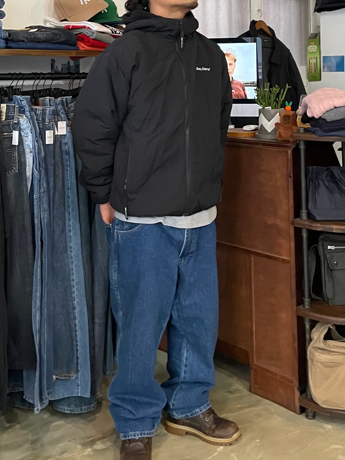 벤 데이비스 플리스 리버시블 패딩 XL 상품이미지2