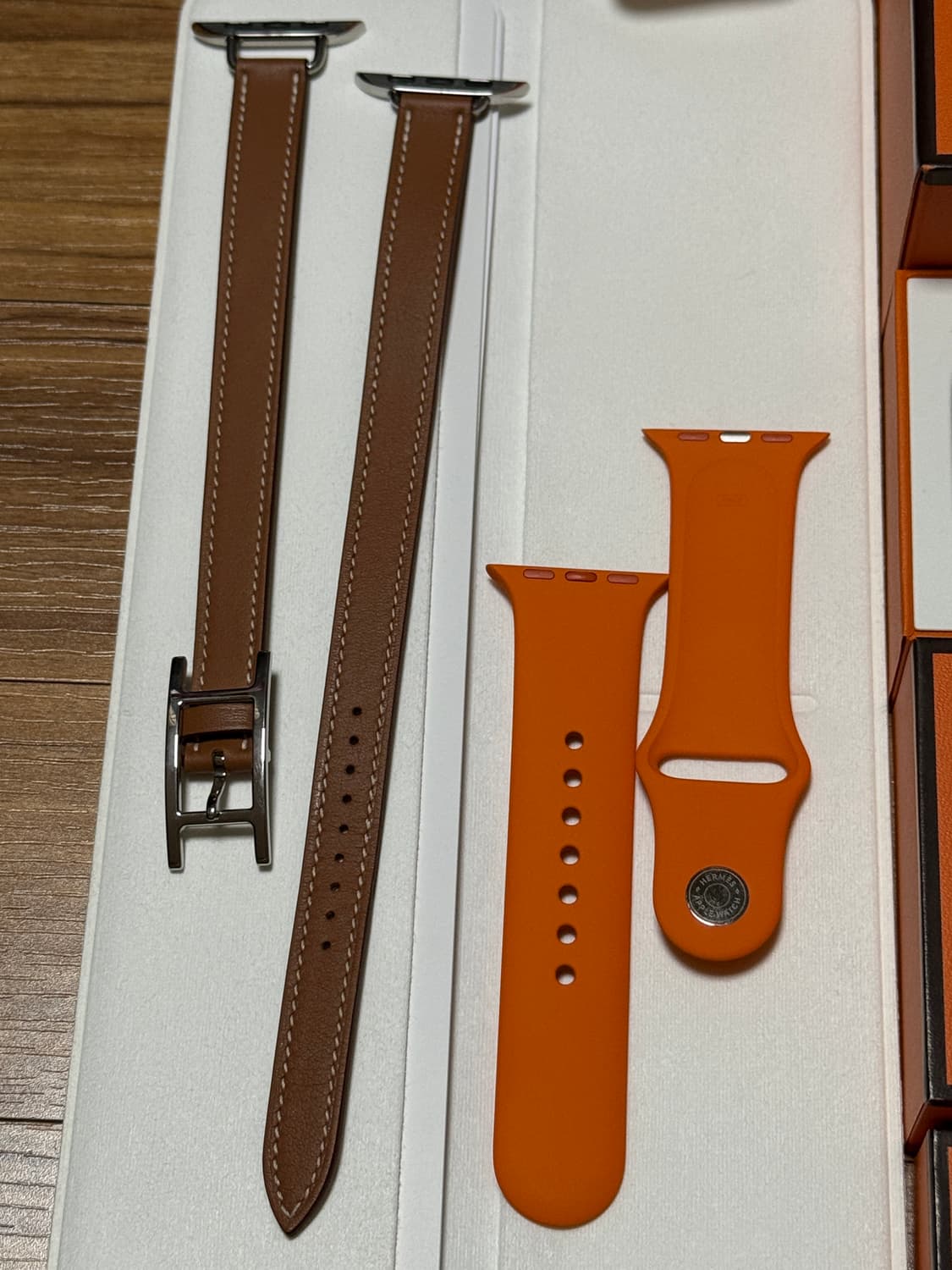 에르메스애플워치 42mm + 더블투어 Hapi Attelage 스트랩 상품이미지2