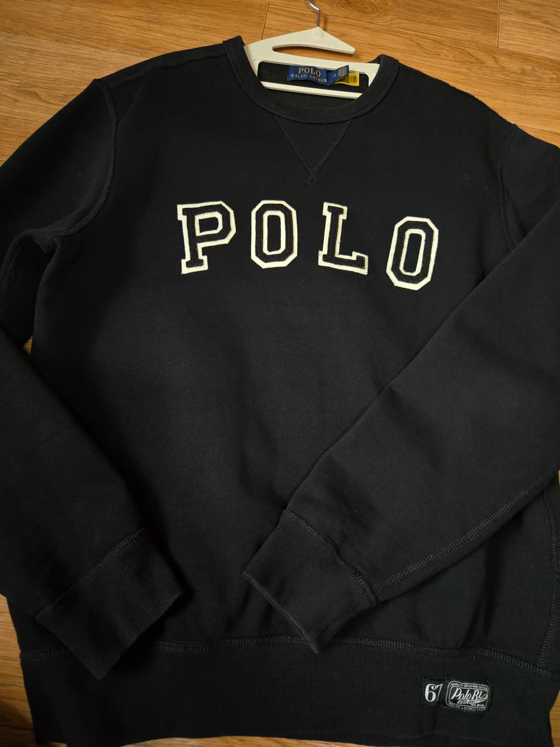 폴로 랄프로렌 신형 맨투맨 블랙 상품이미지1