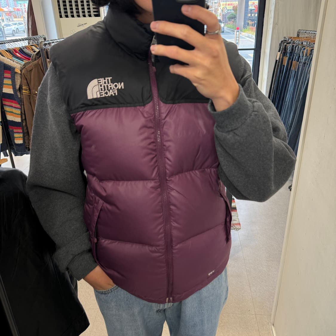 노스페이스 700 눕시 패딩 조끼 상품이미지6